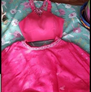 2 piece sz 10 homecoming dress